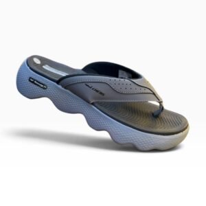 Black Colour Skechers Massage Fit Flip Flop Mens Flipflops - Main Image
